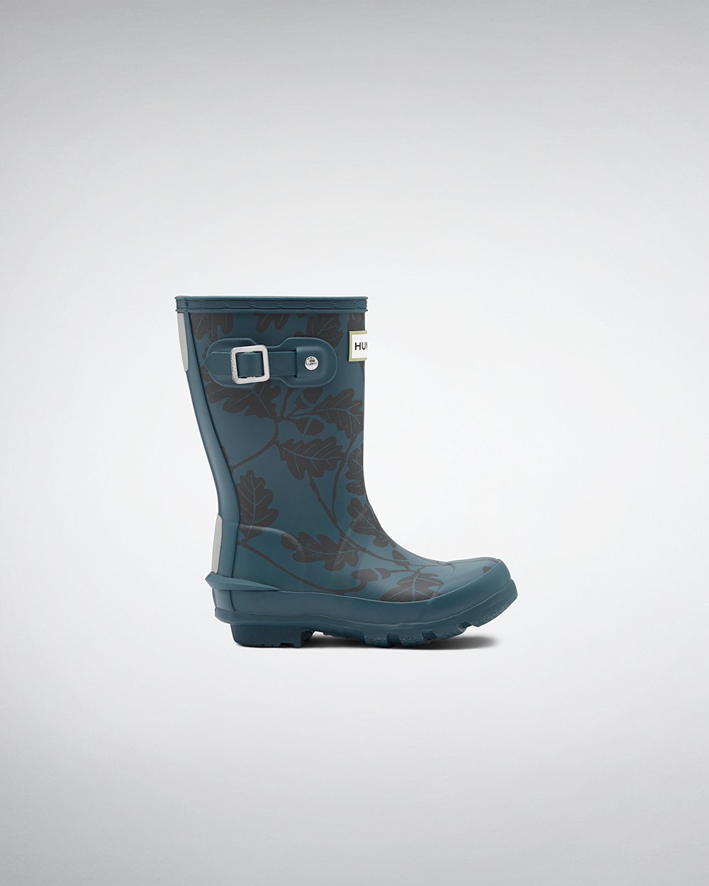 Hunter Niños Original Big National Trust Print - Botas de Lluvia Azules - 972-DQFSHR